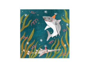 Sharks Pop-Up Birthday Card