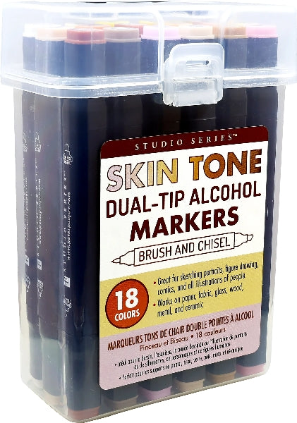 Skin Tone Dual-Tip Alcohol Markers