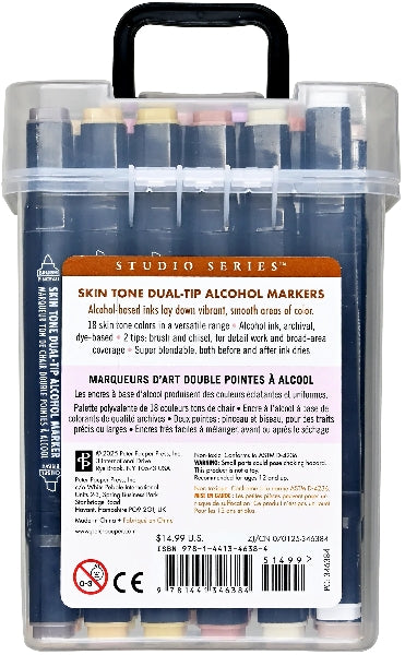 Skin Tone Dual-Tip Alcohol Markers