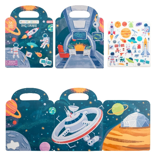 Reusable Stickers Activity Book | Space