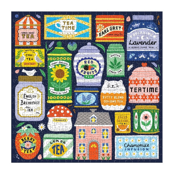 Galison 500 Piece Puzzle | Spot Of Tea