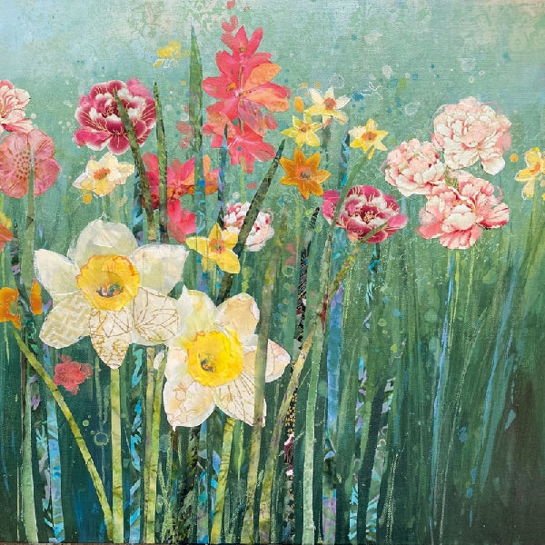 Spring Garden Blank Art Card