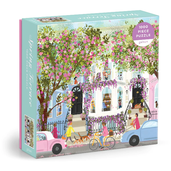Galison 1000 Piece Puzzle | Spring Terrace