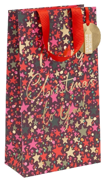 Star Light Star Bright Double Bottle Gift Bag