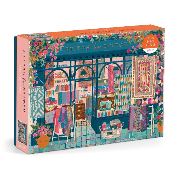 Galison 1000 Piece Puzzle | Stitch by Stitch