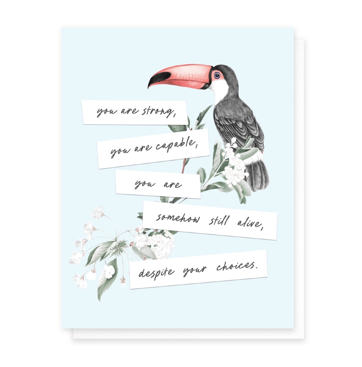 You Are Strong Friendship Card