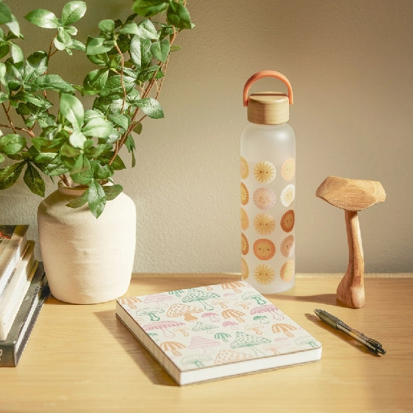 Reusable Glass Water Bottle | On The Sunny Side