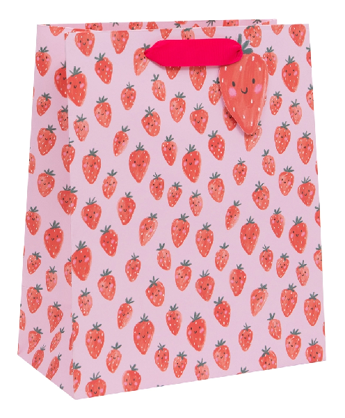 Large Sweet Strawberries Gift Bag