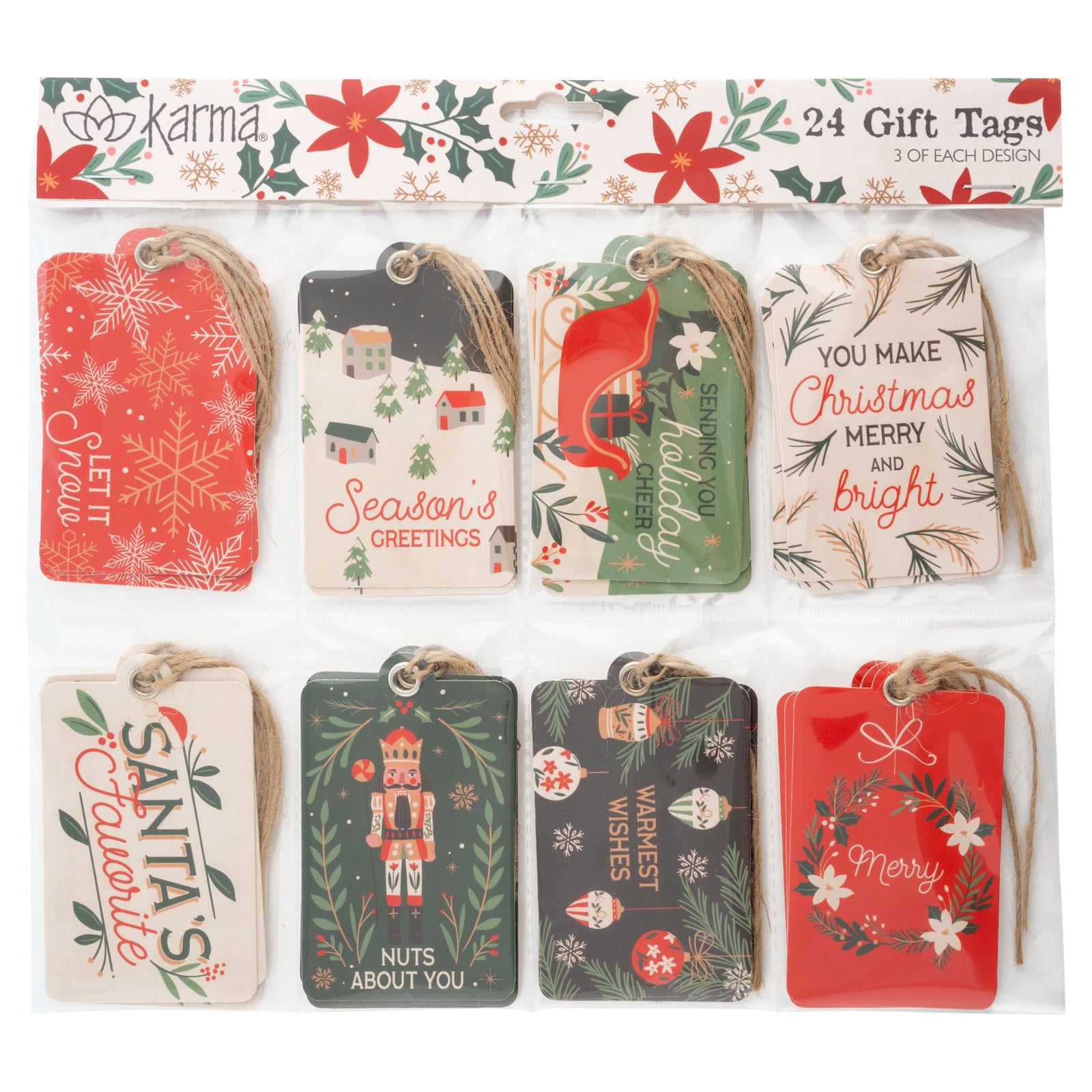 Traditional Gift Tag Set