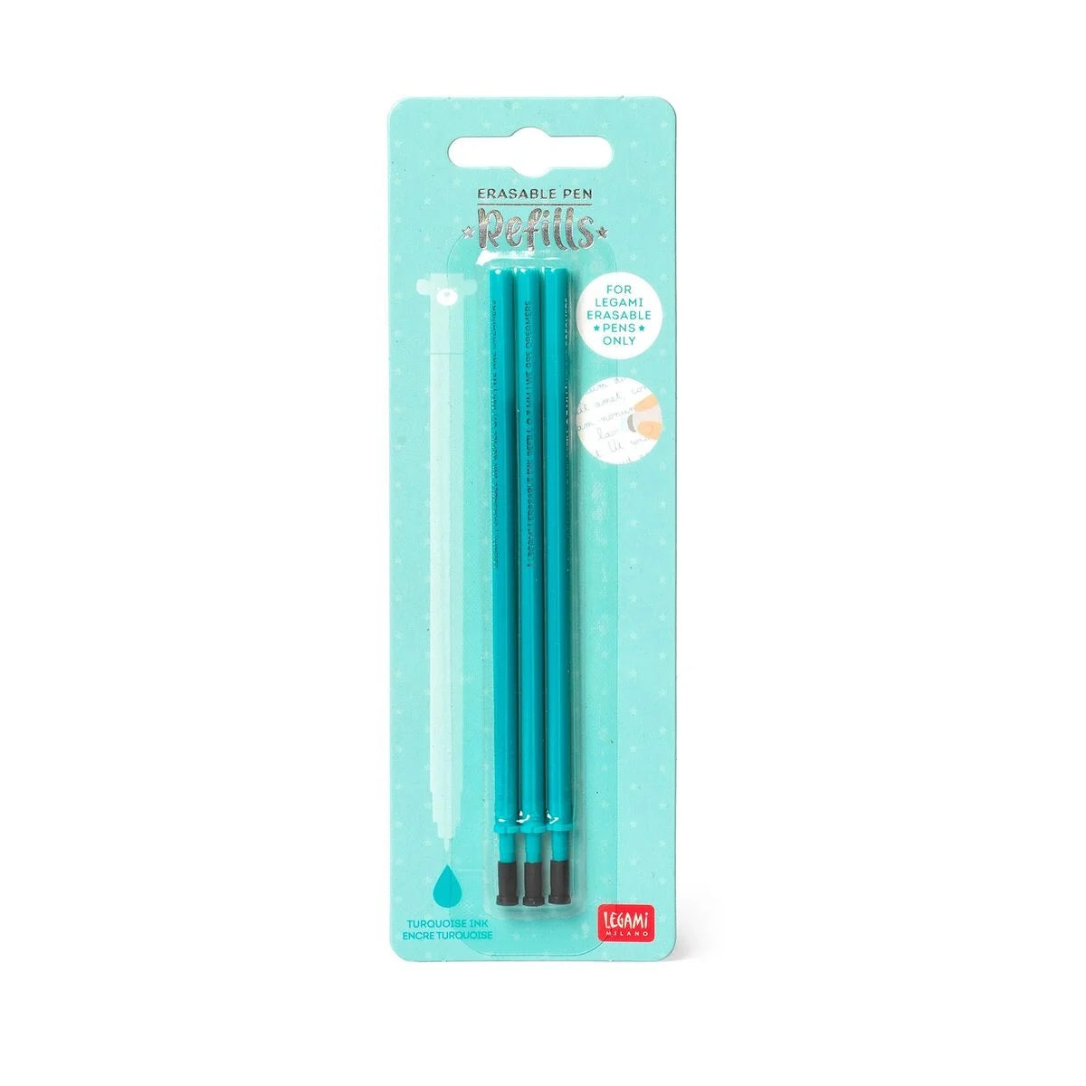 Erasable Turquoise Pen Refills