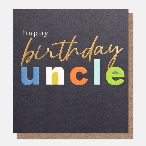 Uncle Birthday Card