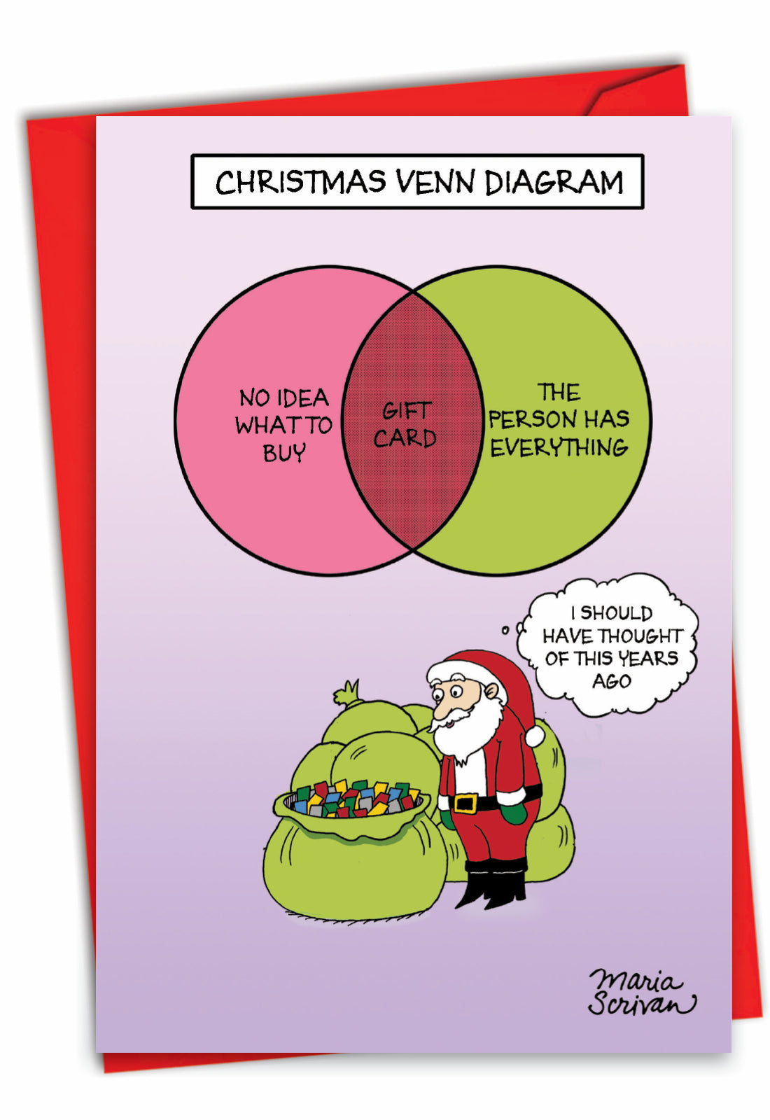 Venn Diagram Christmas Card