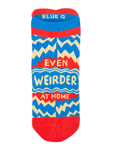 Blue Q Sneaker Socks | Weirder At Home