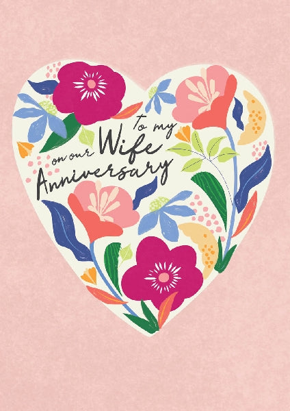 Wife Anniversary Card