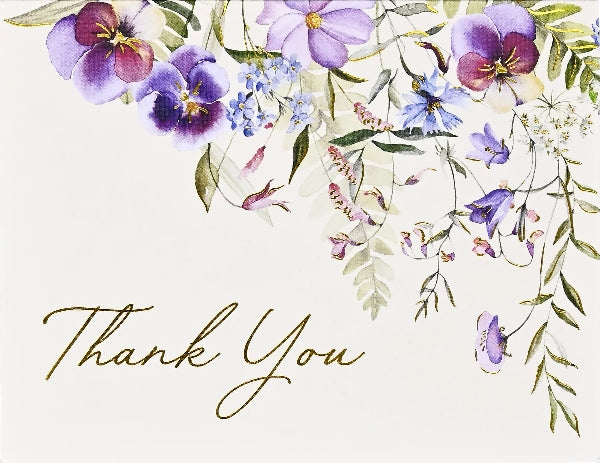 Premium Wildflowers Thank You Notecards