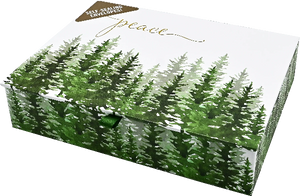 Winter Evergreens Deluxe Boxed Holiday Cards