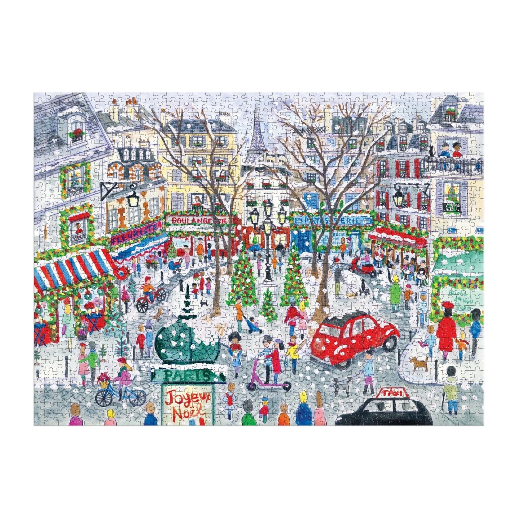 Galison 1000 Piece Puzzle | Christmas In Paris