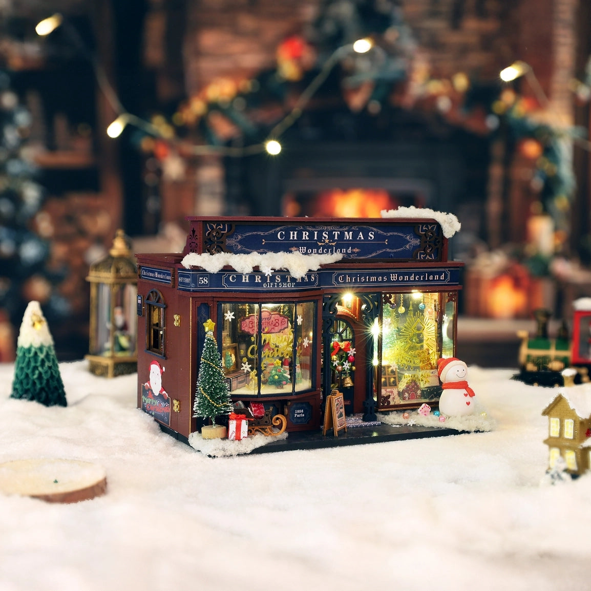 DIY Miniature House Kit | Christmas Wonderland