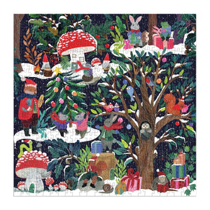 Galison 500 Piece Holiday Puzzle | Yuletide Forest