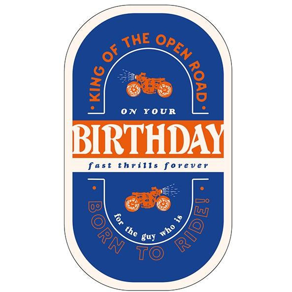 King of the Open Road Birthday Card