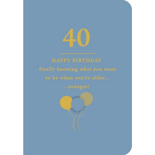 40th Birthday Card