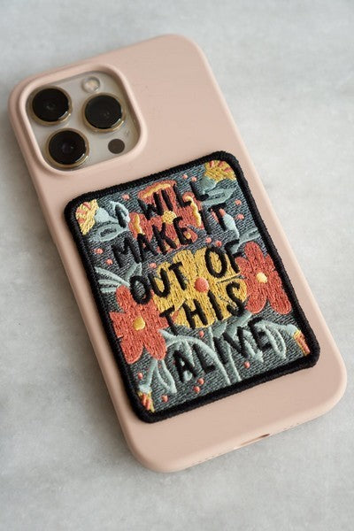 Stay Home Club Sticky Patch | Alive