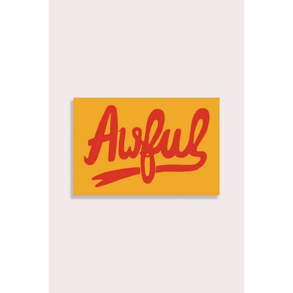 Awful - Vinyl Sticker