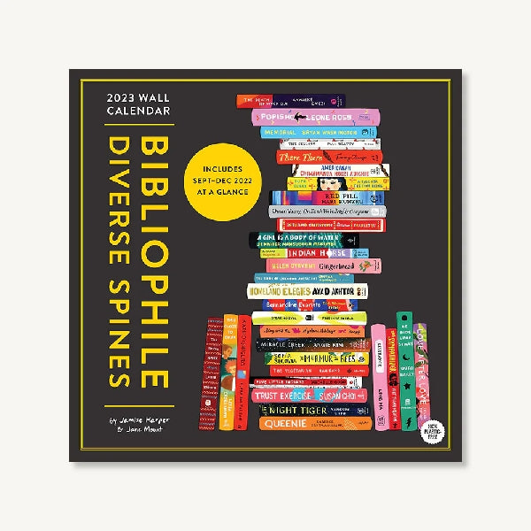 2023 Bibliophile: Diverse Spines Wall Calendar