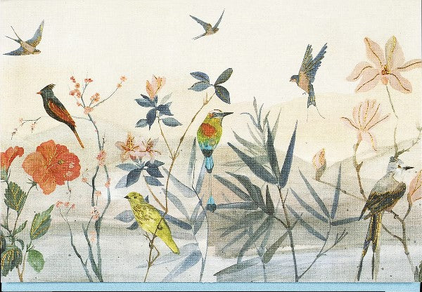 Bird Garden Blank Boxed Notecards