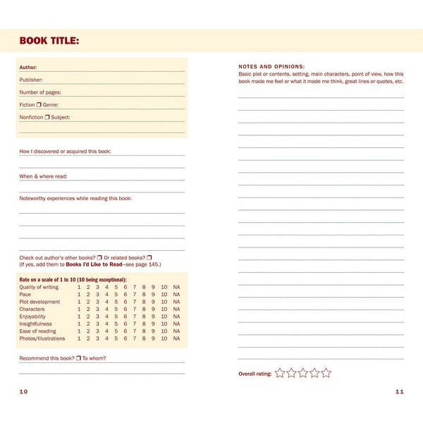 Book Lover's Journal