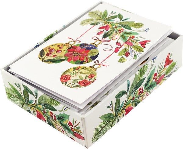 Botanical Ornaments Boxed Holiday Cards