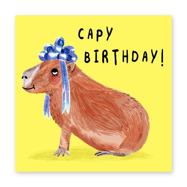 Capy Birthday Card