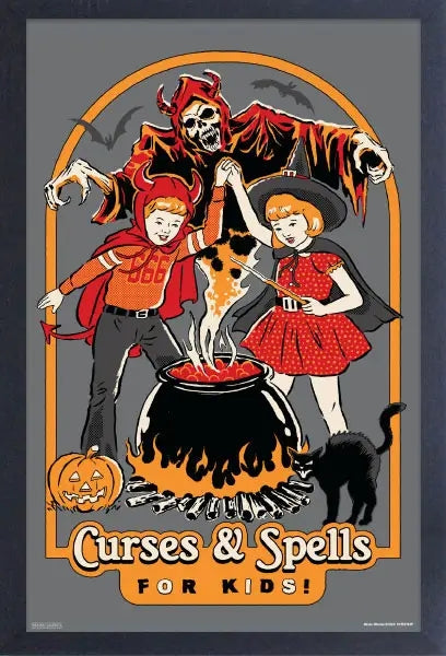 Steven Rhodes Framed Art Print | Curses & Spells