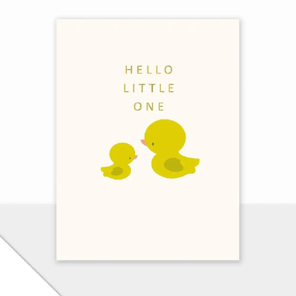 Hello Little One New Baby Card