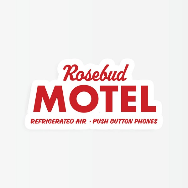 Rosebud Motel Sticker - 27068