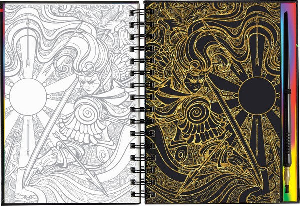 Scratch & Sketch Activity Book | Extreme Fantasy Art