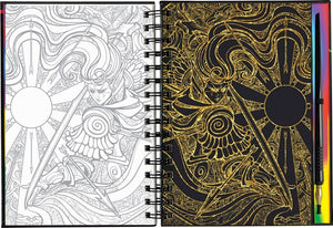 Scratch & Sketch Activity Book | Extreme Fantasy Art