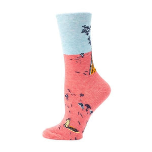 Blue Q Women's Crew Sock I Heard You And I Don't Care | The Gifted Type
