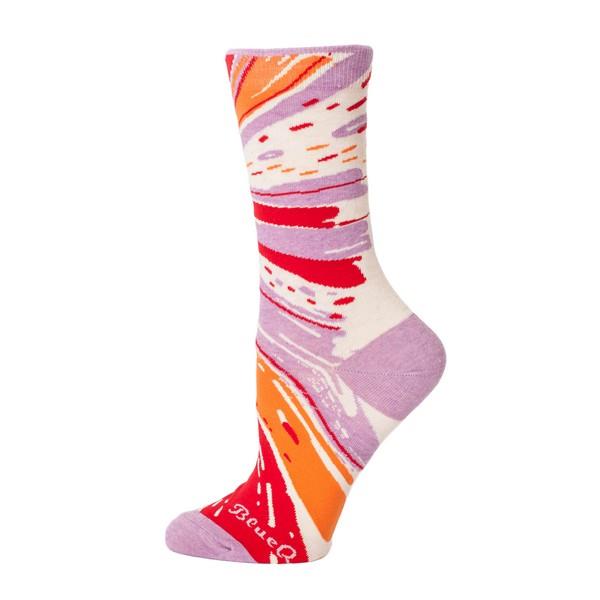 Blue Q Women's Crew Sock I'm A Girl, What's Your Superpower? | The Gifted Type