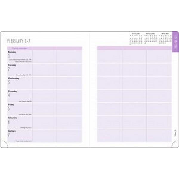 Lilac Mom's Weekly Planner - 18 Months