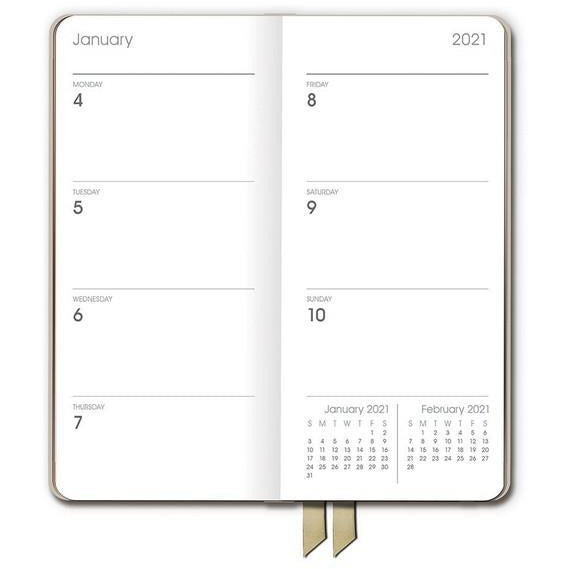 Pearl Shimmer Jotter Agenda - 17 Months