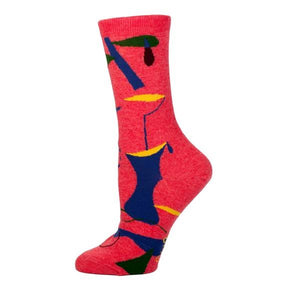 Blue Q Women's Crew Sock My Favourite Salad Is Wine | The Gifted Type