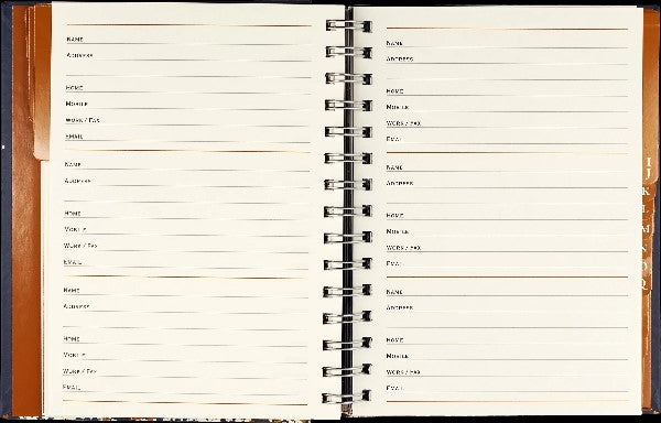 Falling Blossoms Large Address Book