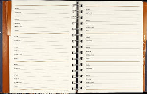 Falling Blossoms Large Address Book
