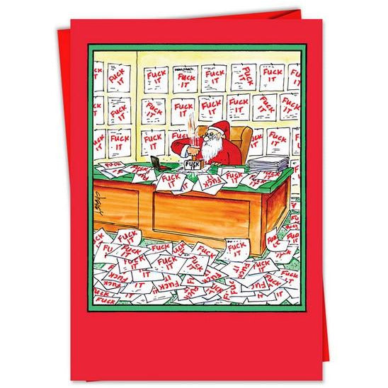 Fuck It Christmas Card
