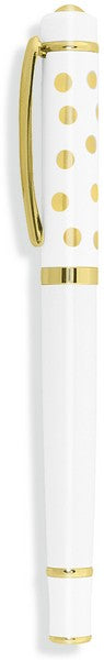 Gold Dots Roller Ball Pen