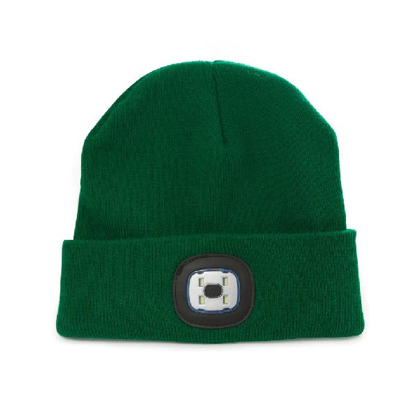 Green Light Up Beanie