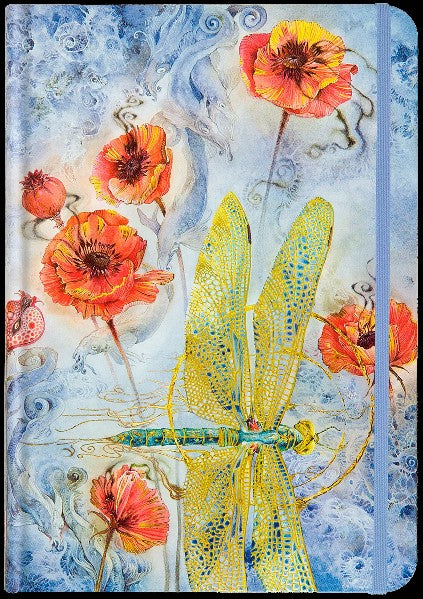 Indigo Dragonfly Binded Journal