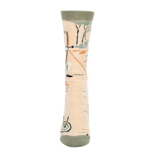 Blue Q Women's Crew Socks | Badass Archer