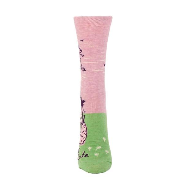 Blue Q Women's Crew Sock Cute But Psycho | The Gifted Type
